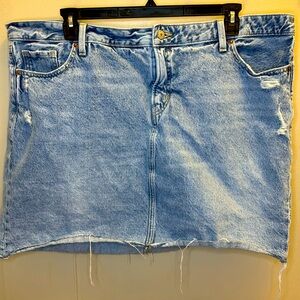 Old Navy Light Blue Denim Mini Skirt